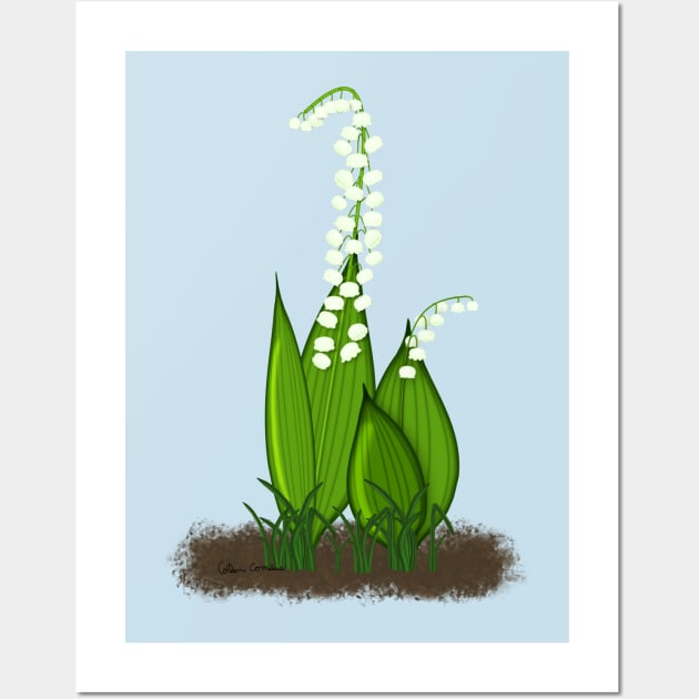 Lily of The Valley Wall Art by ButterflyInTheAttic